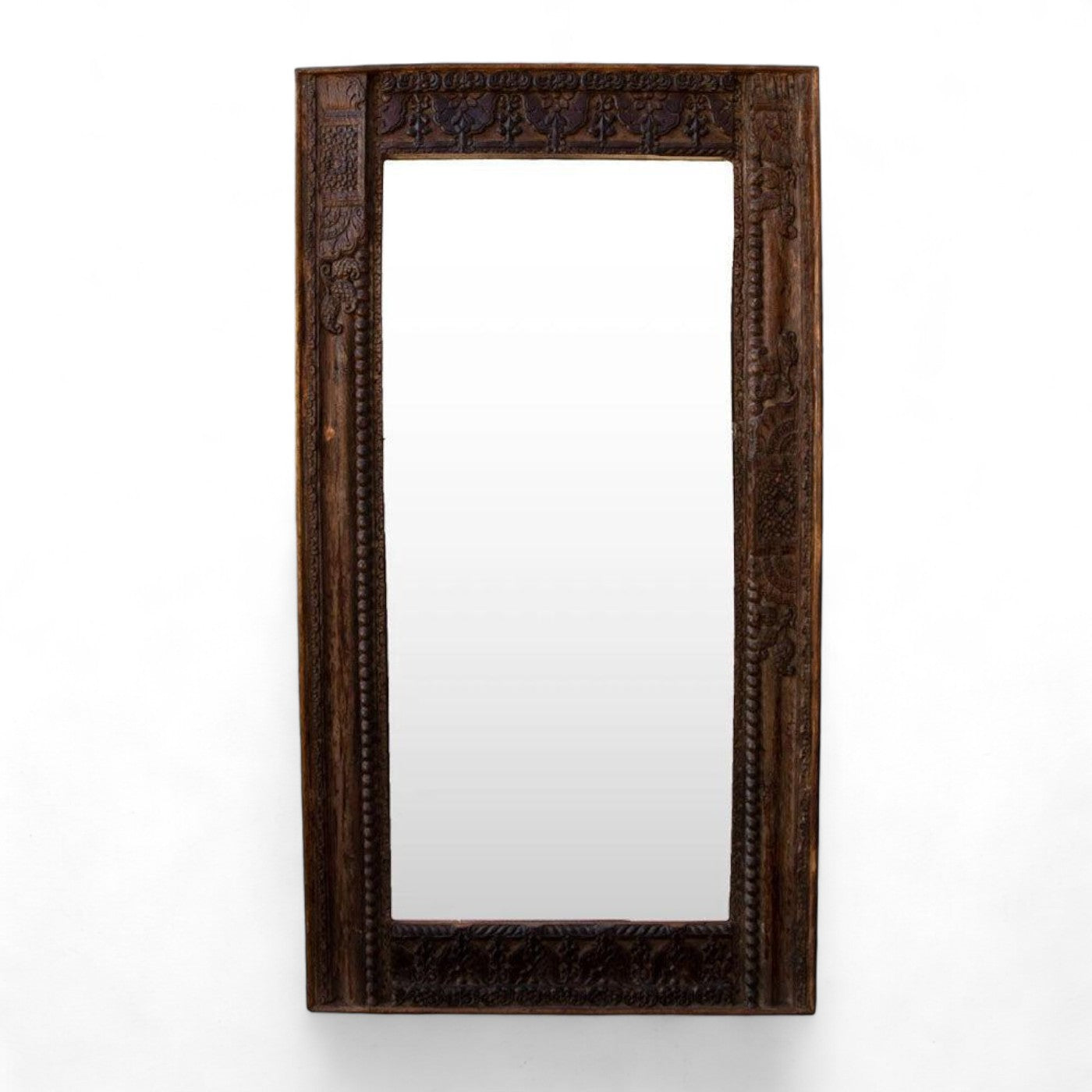 Indian Carved Door Frame Mirror