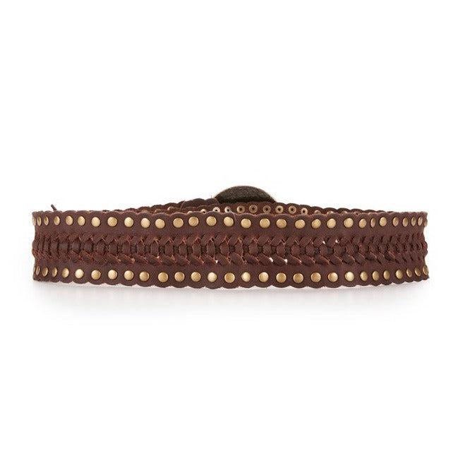 Interlace Belt - Chocolate