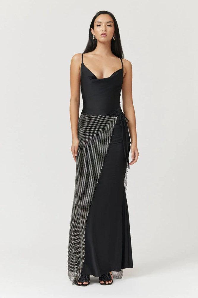 Ivy Strappy Maxi with Diamante Skirt