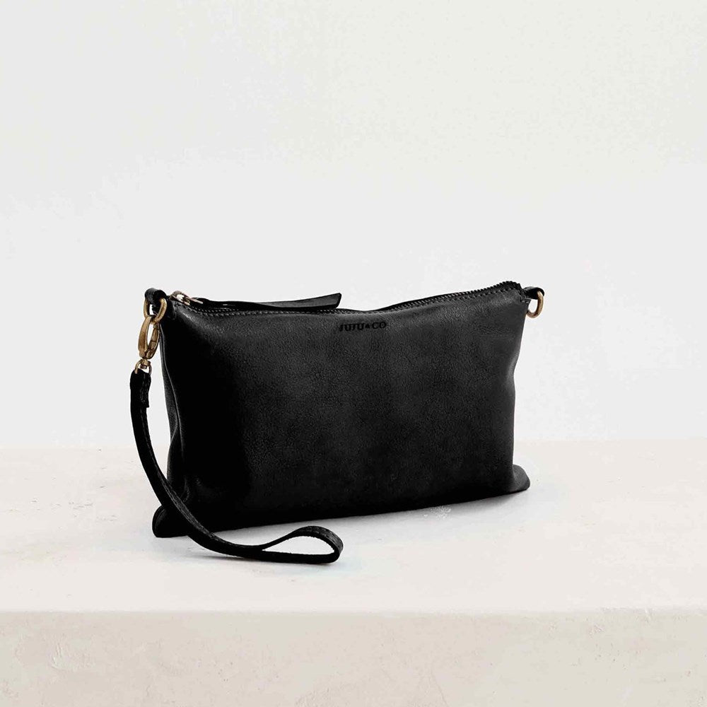 Monterey CrossBody Bag - Black - Juju & Co