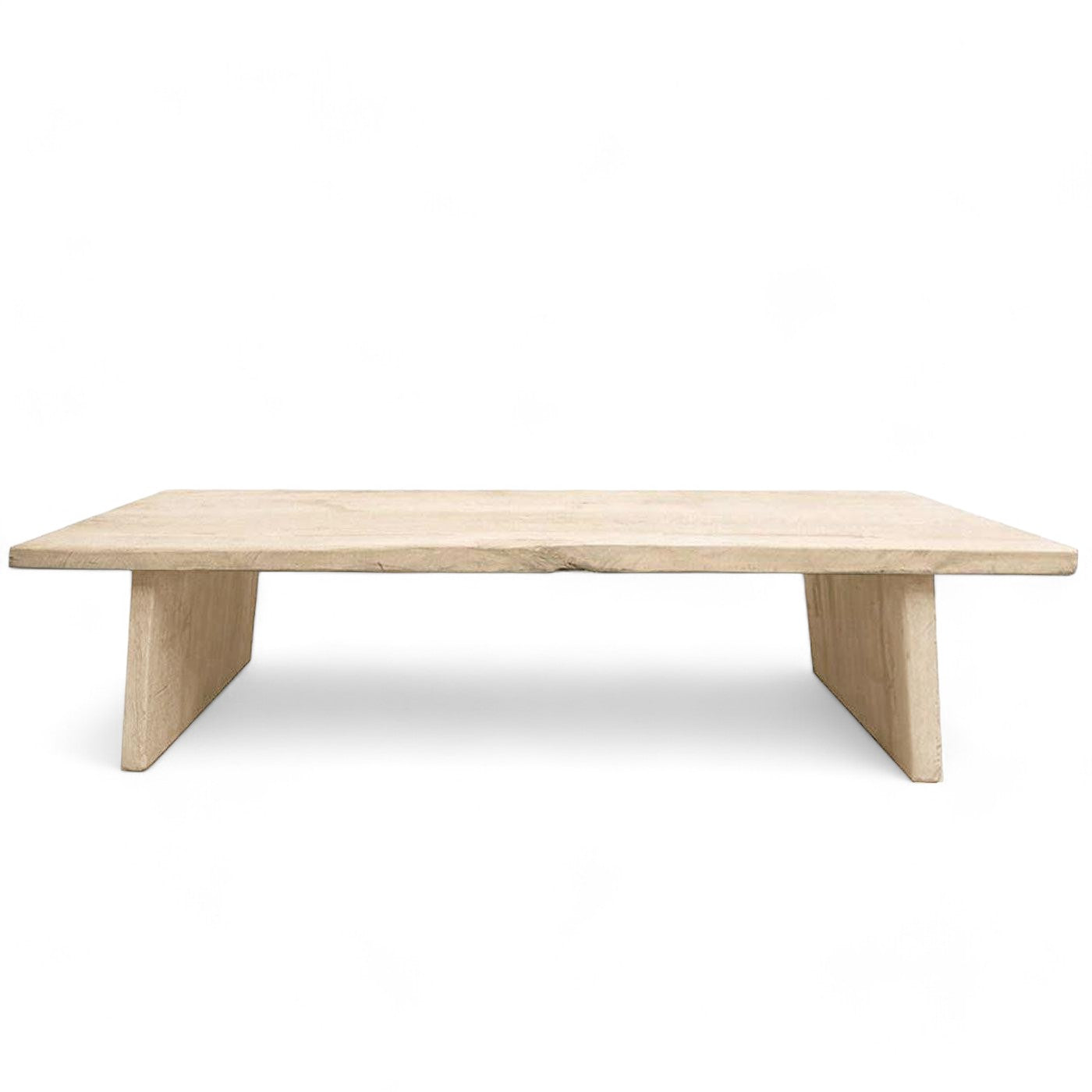 Kaari Solid Leg Rustic Elm Coffee Table