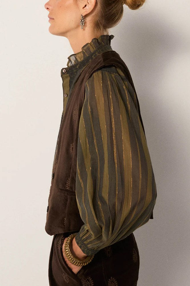 Kafka Vest - Velluto Macchiato