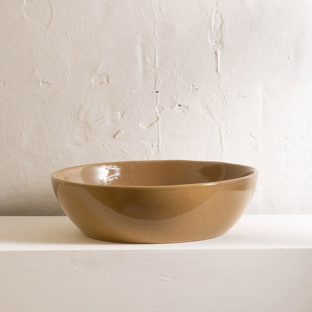Kaia Serving Bowl - Mustard