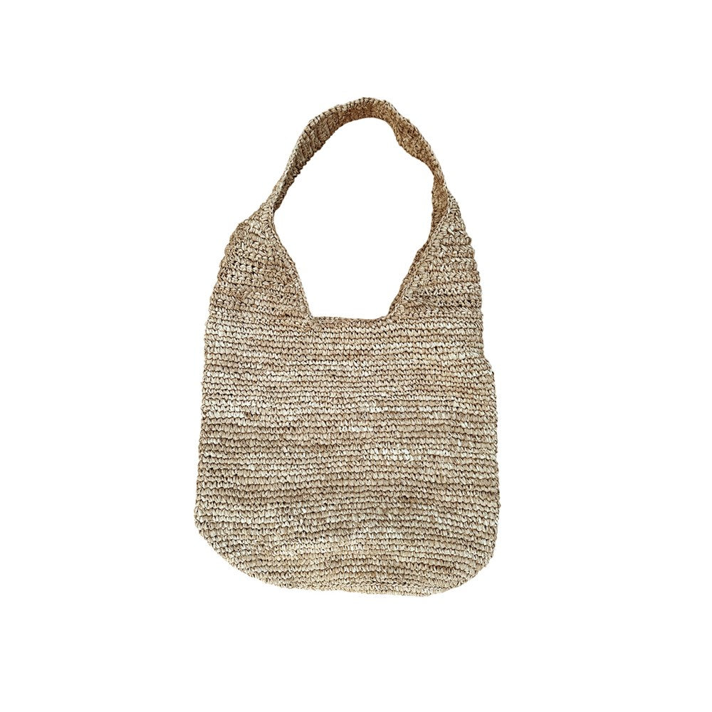 Kayu Handwoven Raffia Shoulder Bag