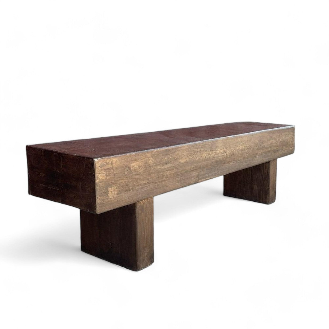 Kirbi Elm Bench - Walnut