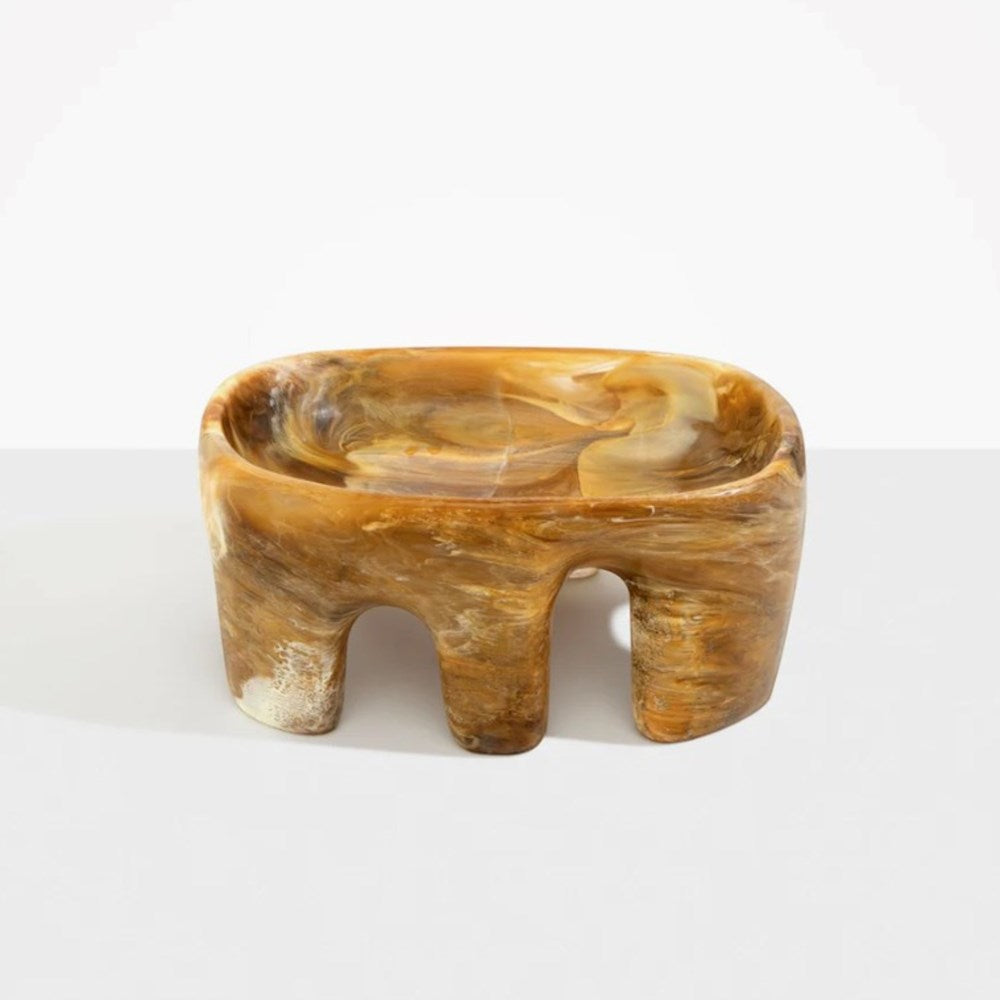Large Branch Bowl - Light Horn