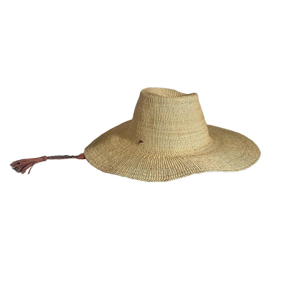 Large Brim Bolga Hat -Natural