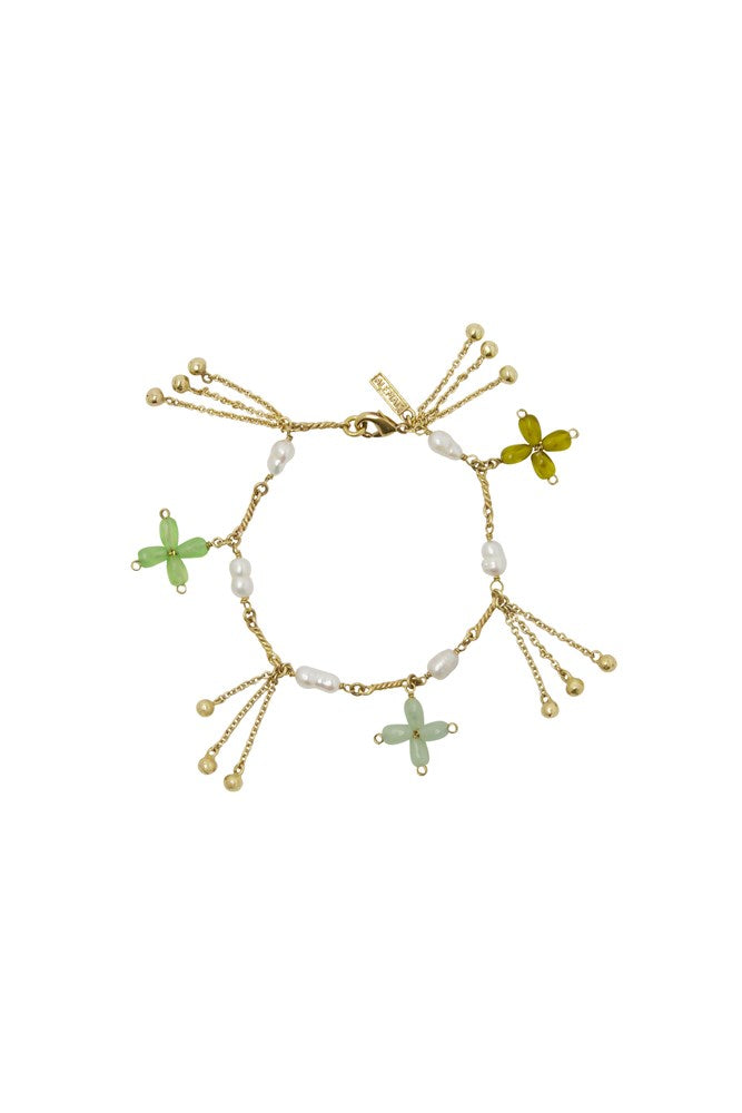 Le Jardin Bead Flower Bracelet