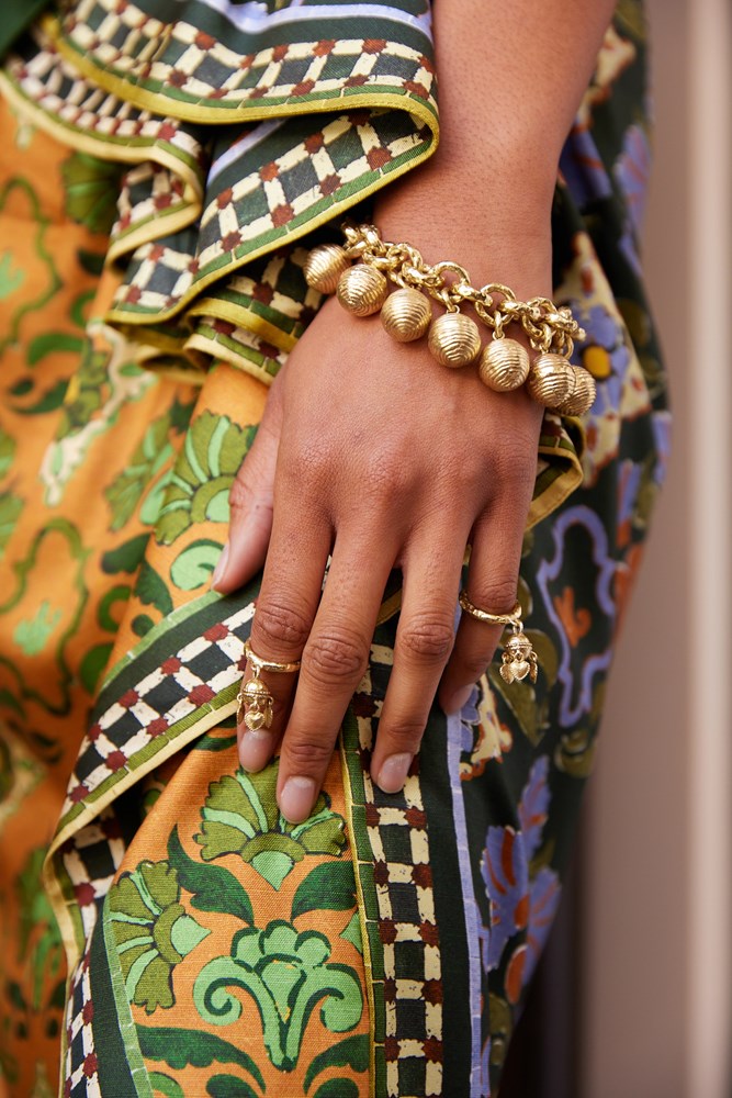 Le Jardin Mini Spiral Ball Bracelet