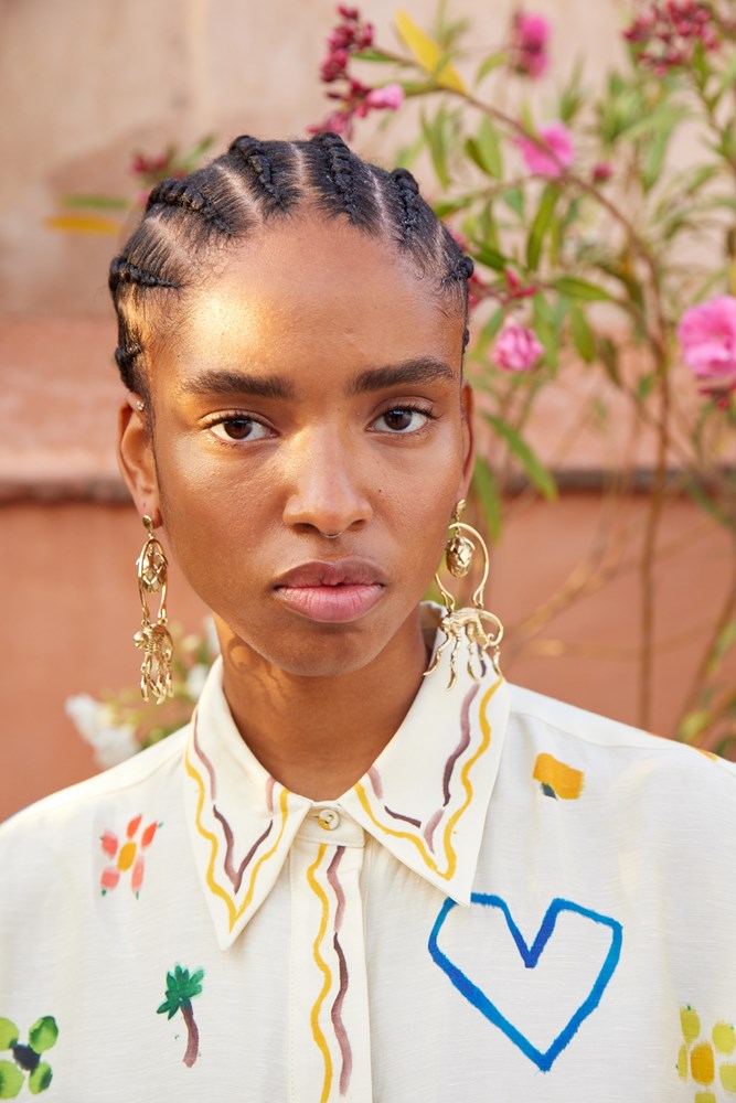 Le Jardin Monkey Hoop Earrings