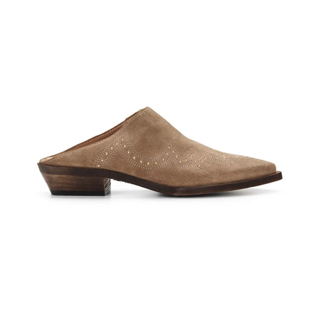 Estilo Emporio-Les Marais Mule - Camel Suede-Shoes-st-barts-brisbane-goldcoast-cabarita-southport