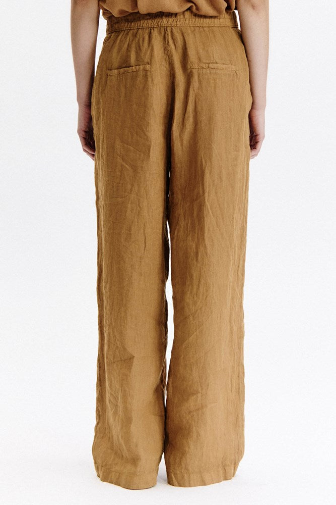 Linen Pant - Rust