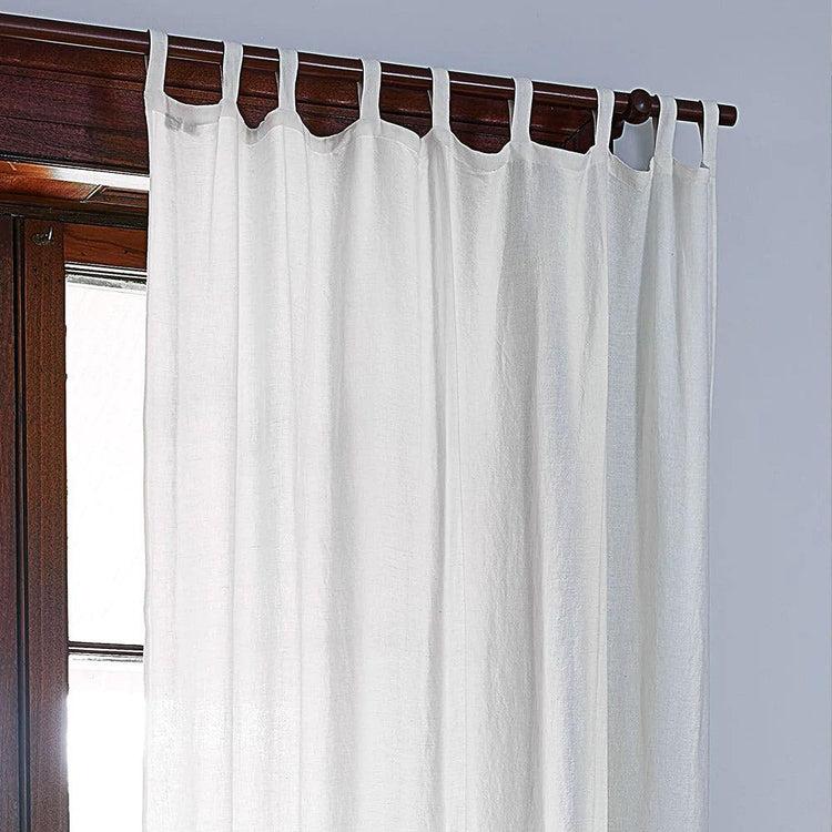 Luca Linen Curtain - White