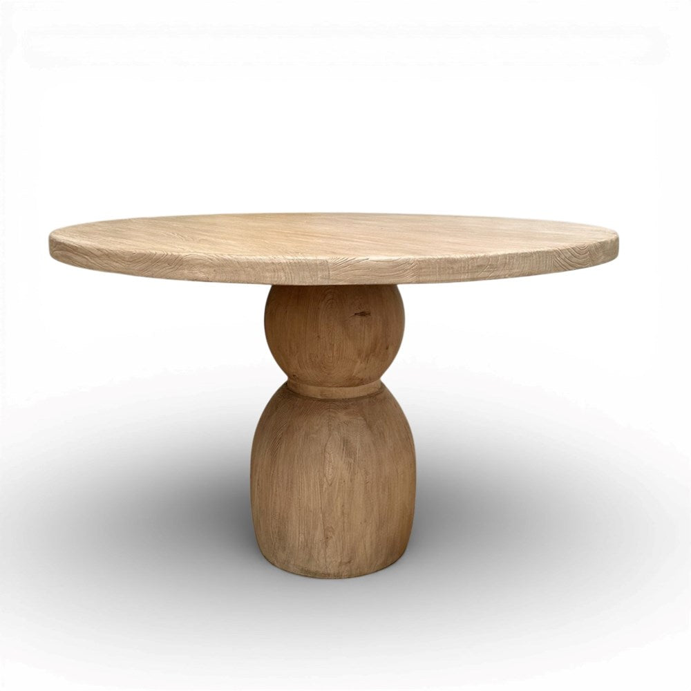 Lulu Natural Round Dining Table
