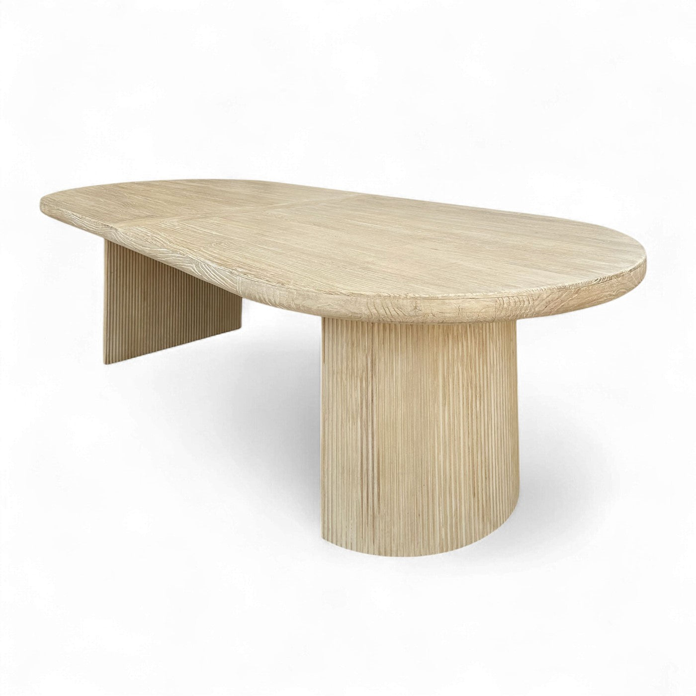 Luna Elm Oval Dining Table