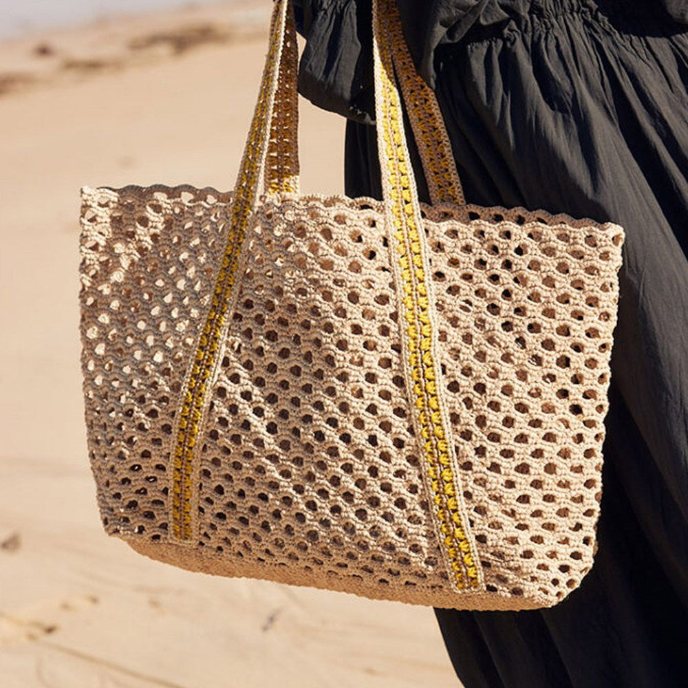 Bodo Bag Raffia - Natural/Yellow
