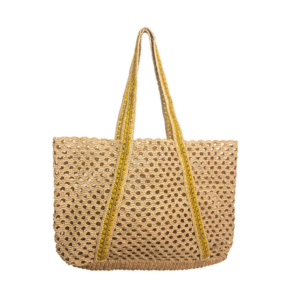 Bodo Bag Raffia - Natural/Yellow