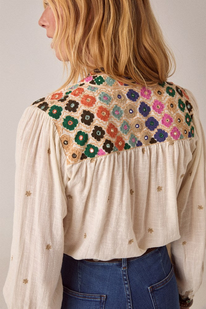 Cleo Blouse - Off White - Maison Hotel