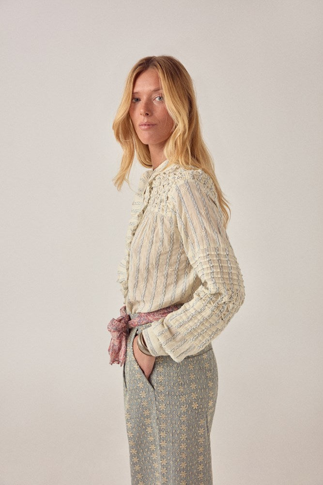Elta Blouse - Cloud Thread - Maison Hotel