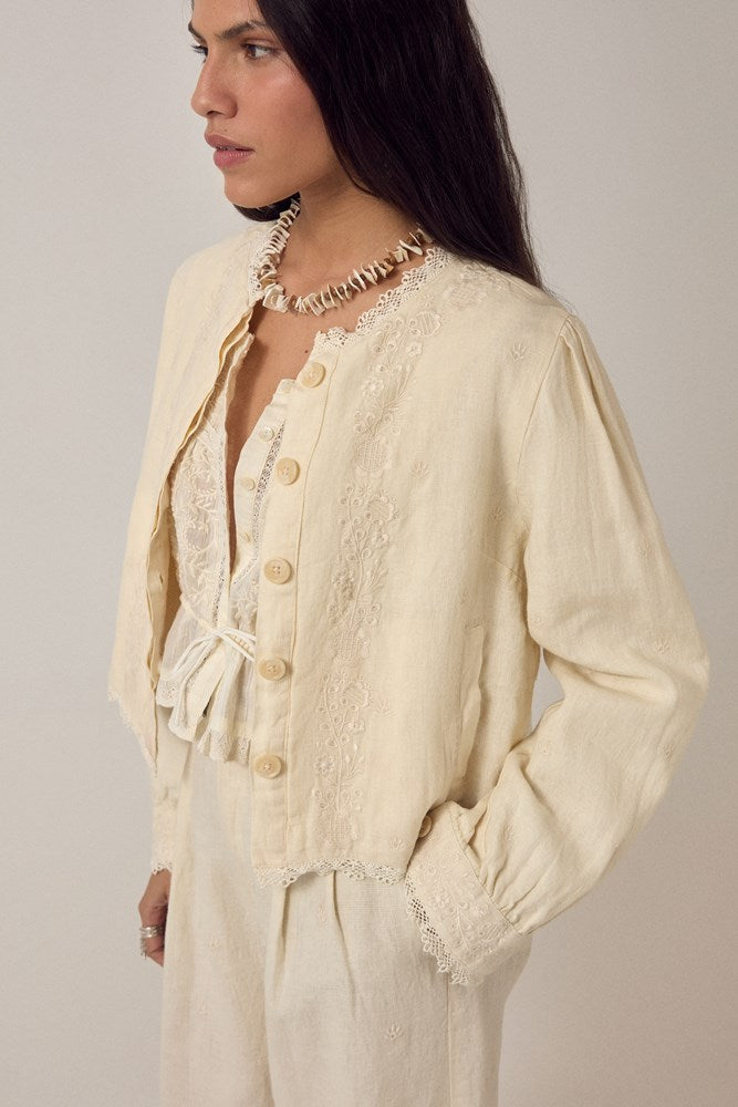 Otelo Jacket - Ivory - Maison Hotel