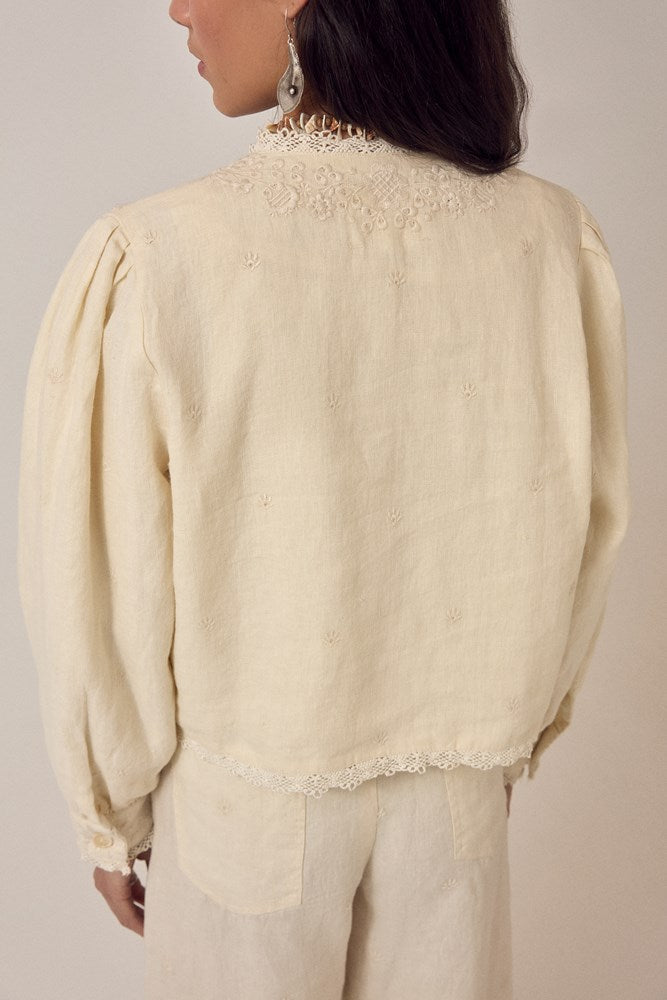 Otelo Jacket - Ivory - Maison Hotel