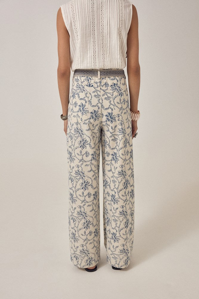 Simone Pants - White Fuji - Maison Hotel