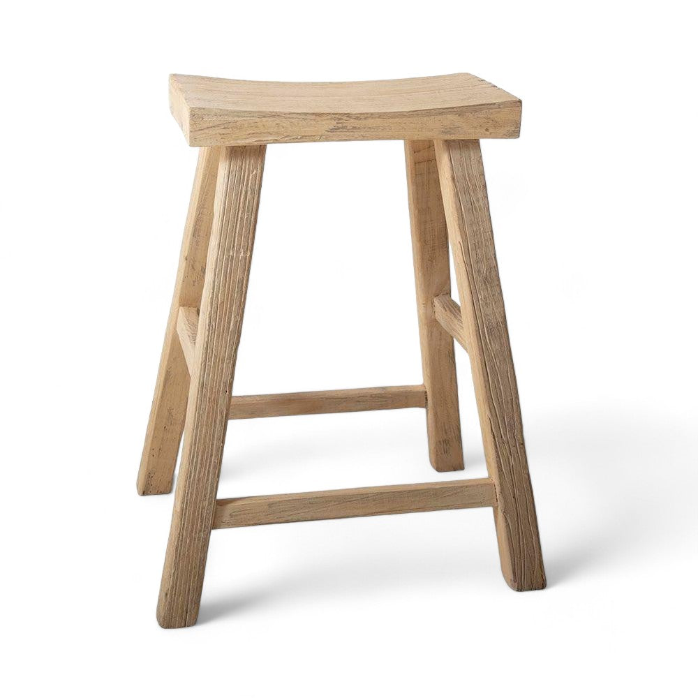 Maland Elm Timber Bar Stool