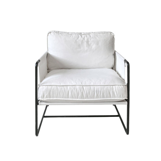 Manhattan White Occasional Chair