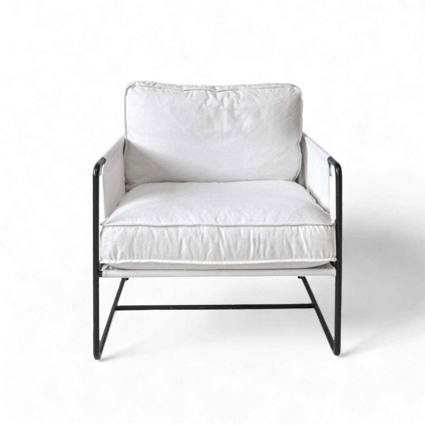 Manhattan White Occasional Chair