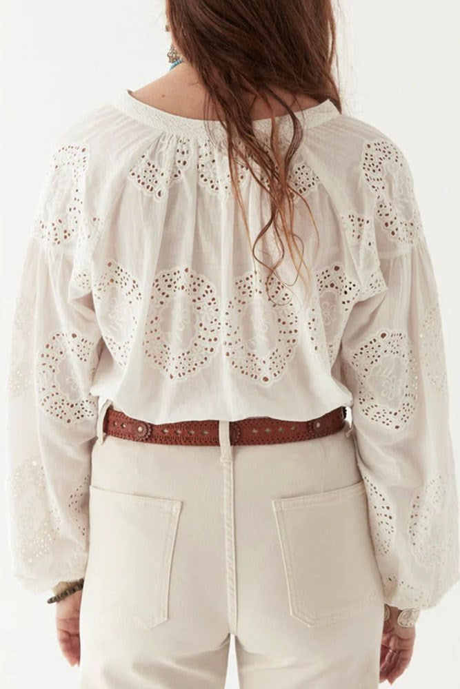 Margaret Blouse - Bath Rose