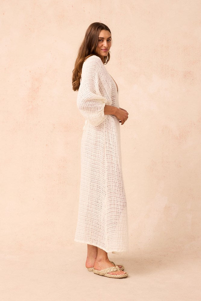 Maxi Ainu Dress - Cestino Panna