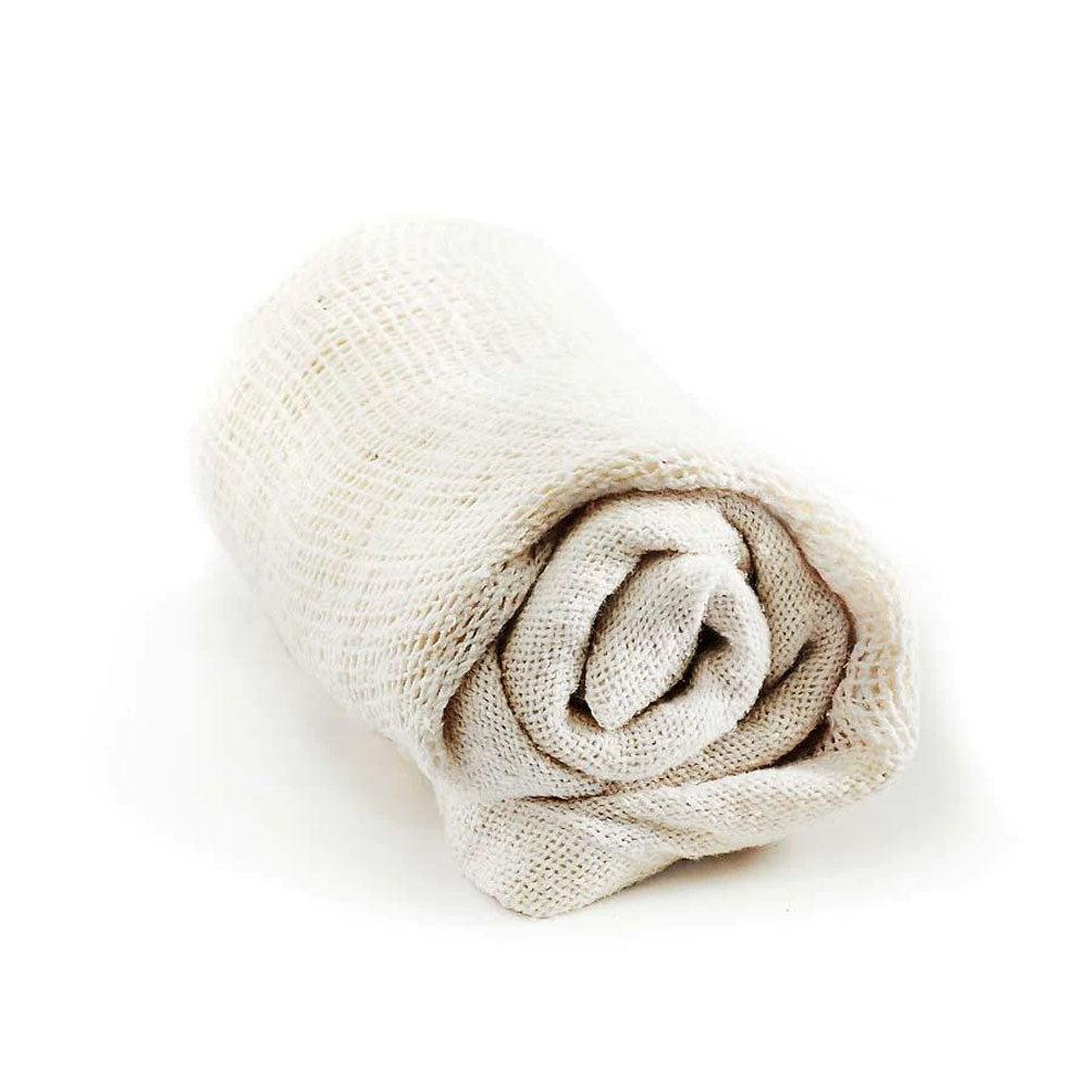 Mayla Hand Woven Linen Hand Towel - Ivory