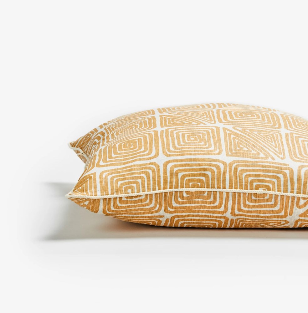 Maze Cushion - Wheat