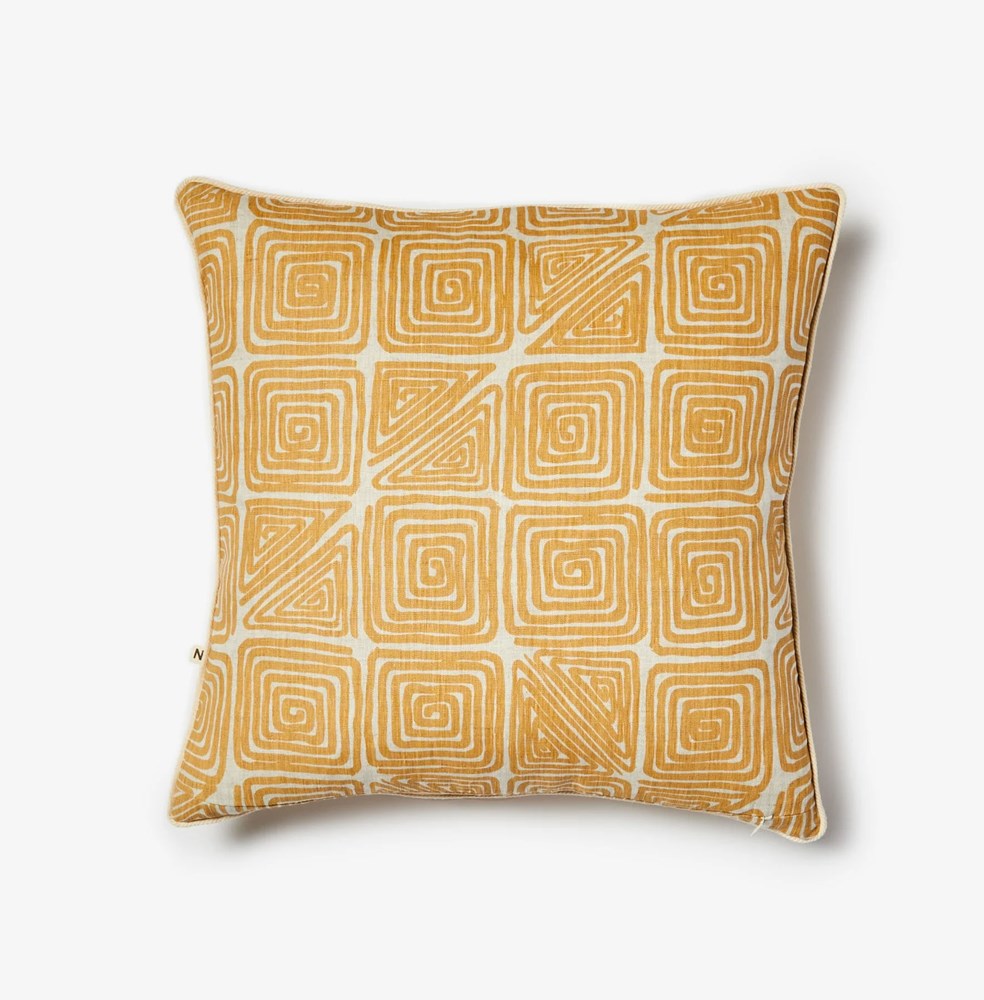 Maze Cushion - Wheat