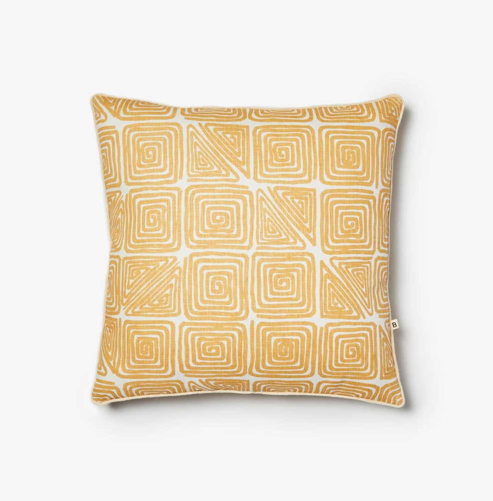 Maze Cushion - Wheat