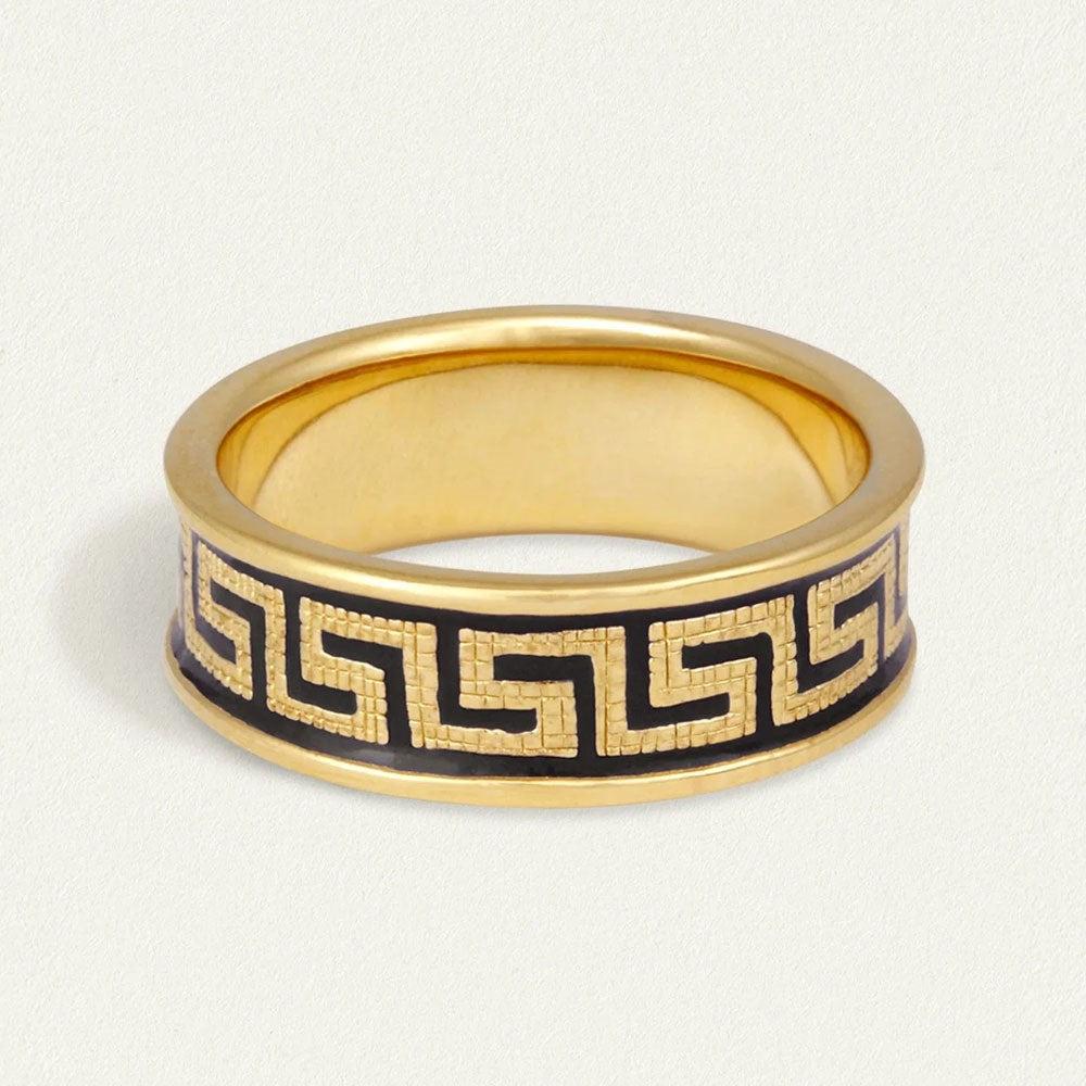 Meander Ring - Gold