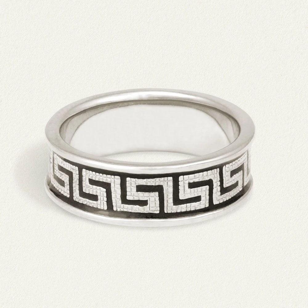 Meander Ring - Silver