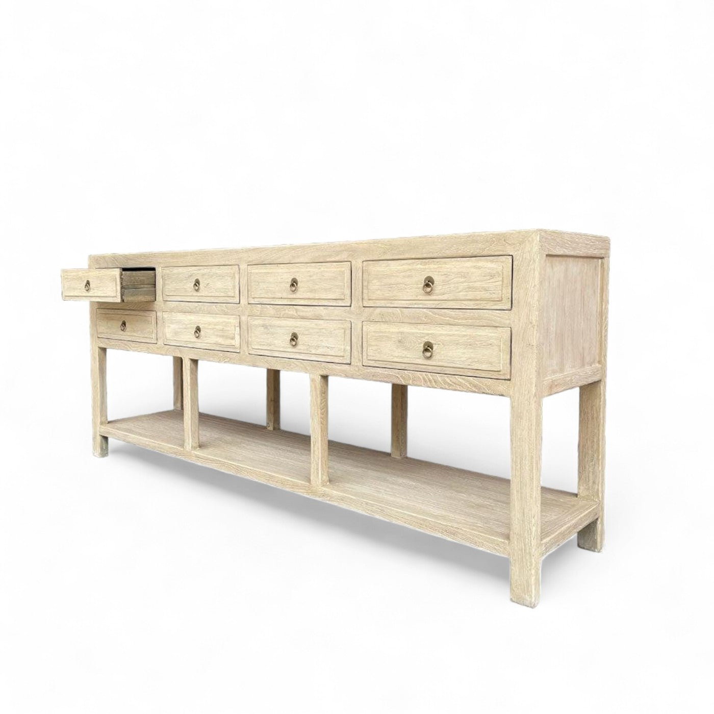 Merrick 9 Draw Elm Cabinet