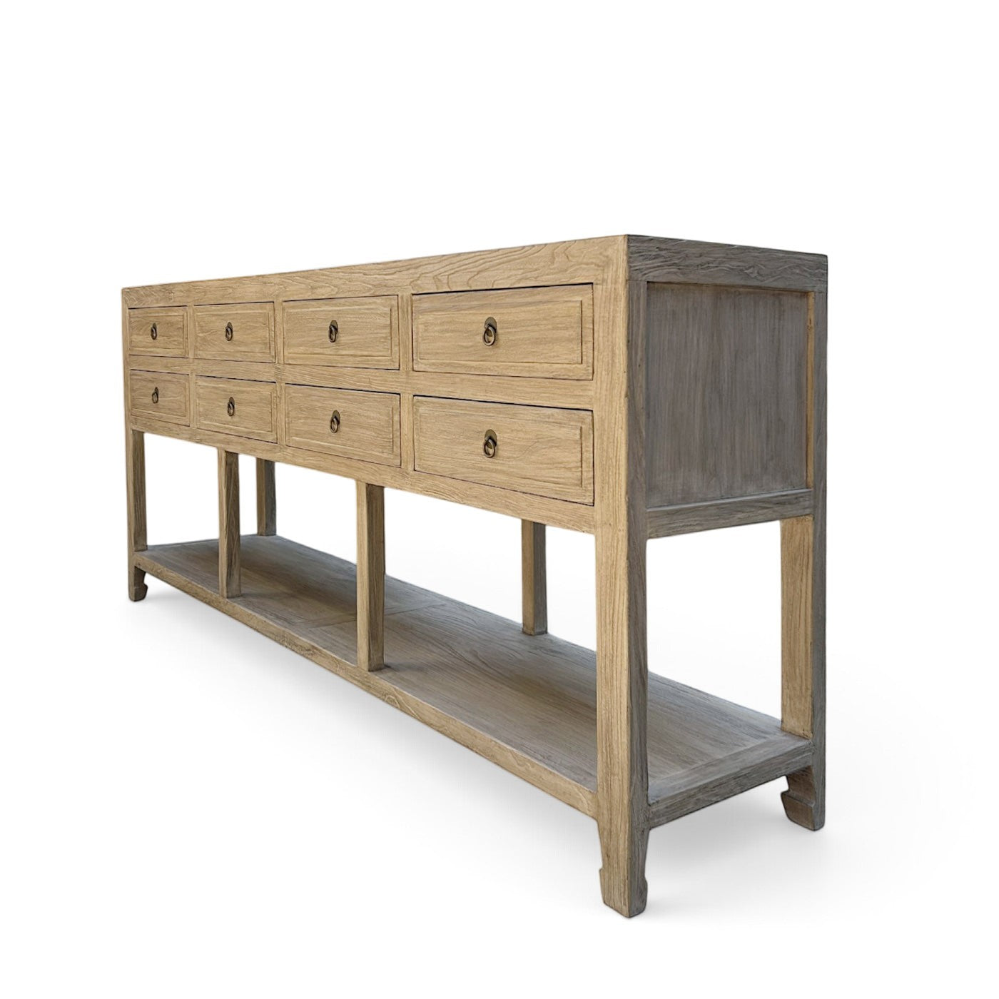 Merrick 9 Drawer Elm Cabinet