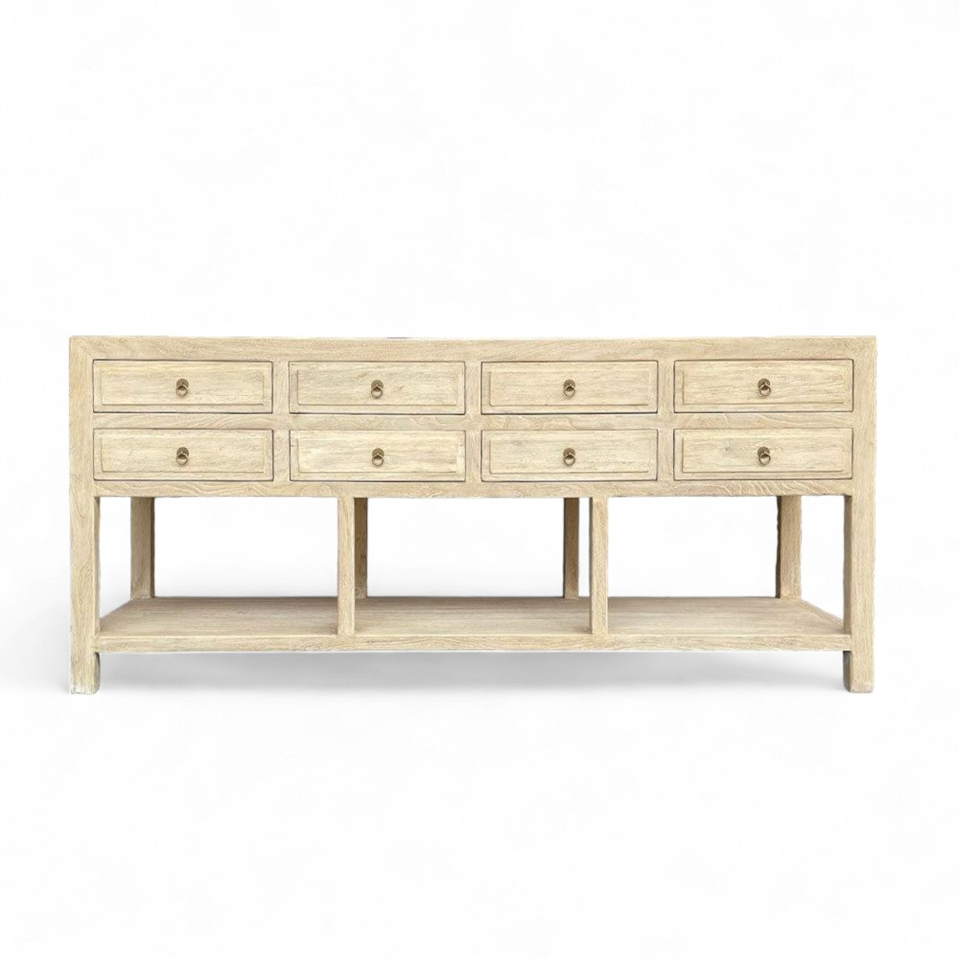 Merrick 9 Draw Elm Cabinet