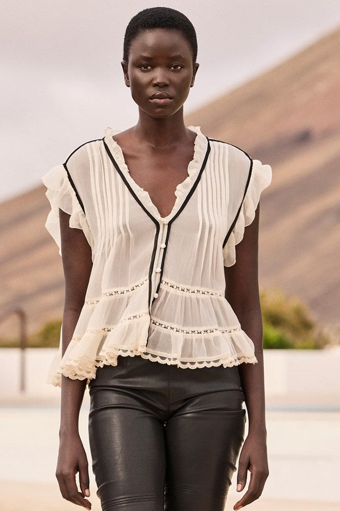 Bolly Top - Ecru - Mes Demoiselles