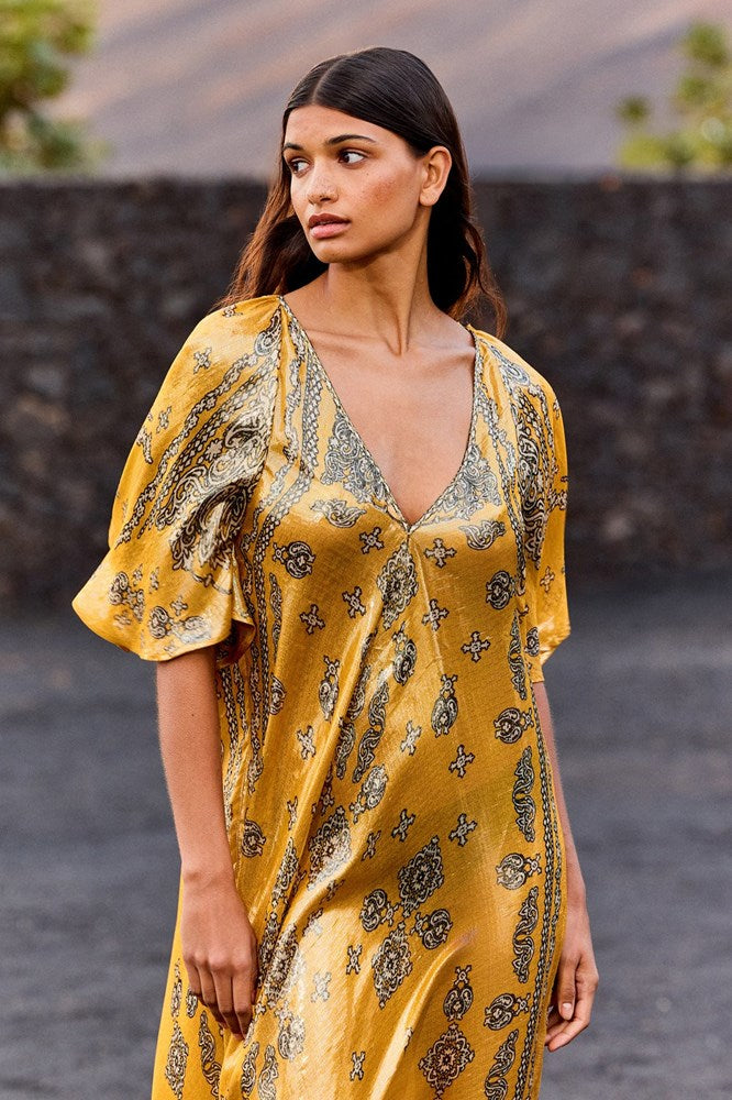 Gita Dress - Yellow - Mes Demoiselles