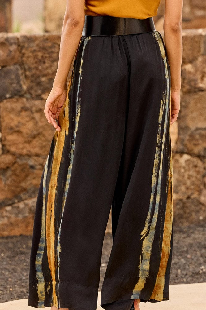 Llorllora Pants - Blue/Ocre - Mes Demoiselles