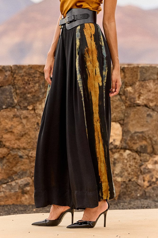 Llorllora Pants - Blue/Ocre - Mes Demoiselles