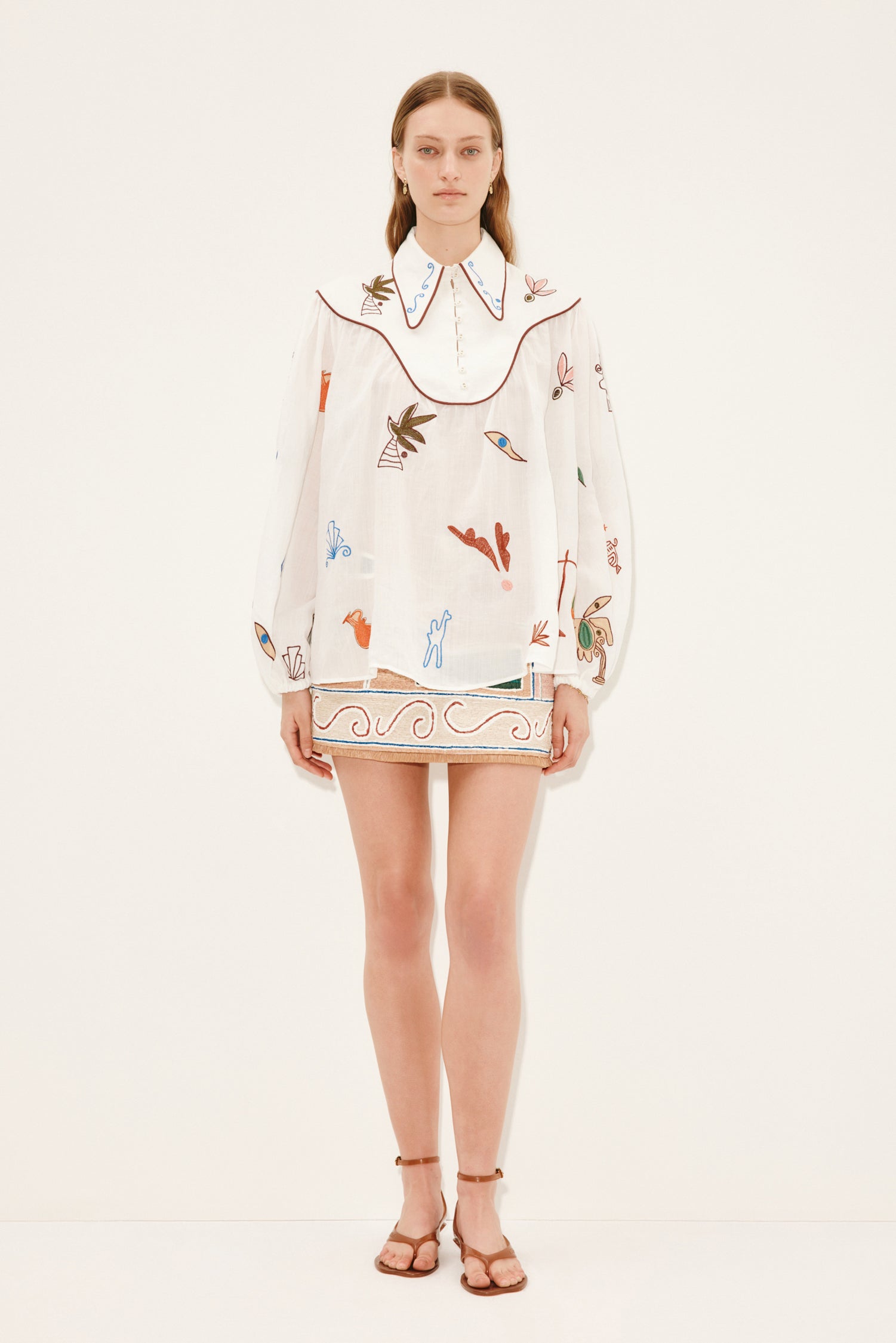 Mina Embroidered Blouse