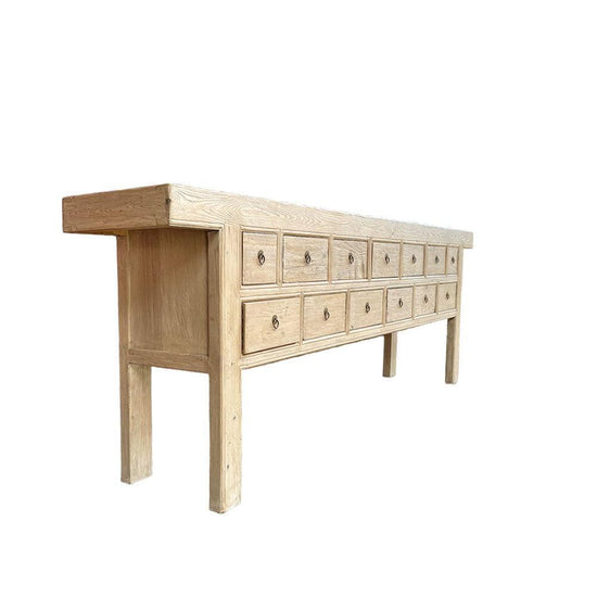 Mira 13 Drawer Rustic Elm Sideboard