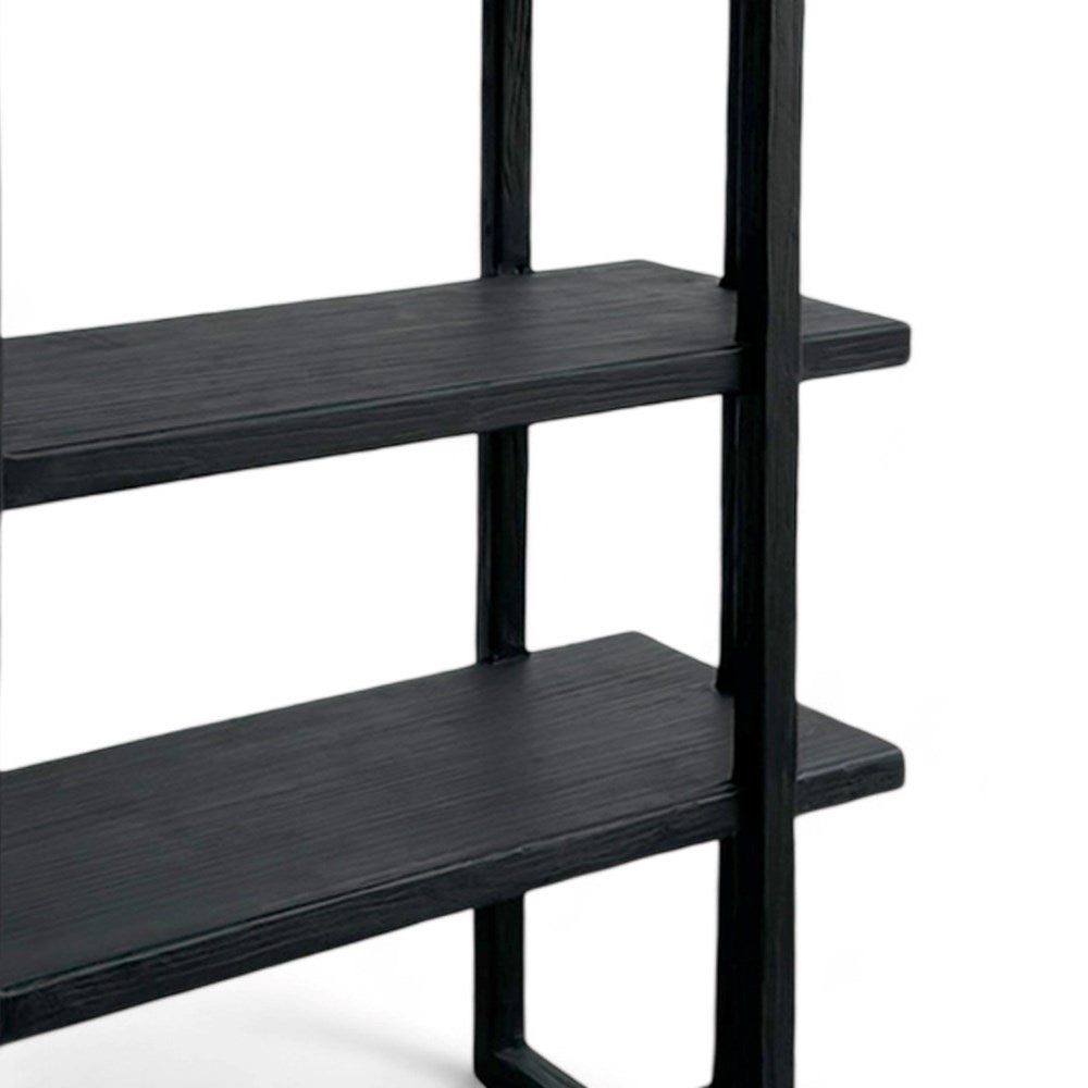 Moro Black Open Shelving Unit