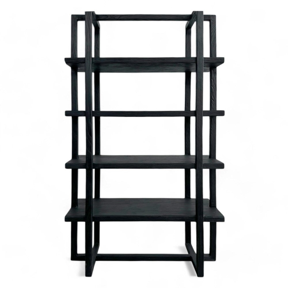 Moro Black Open Shelving Unit