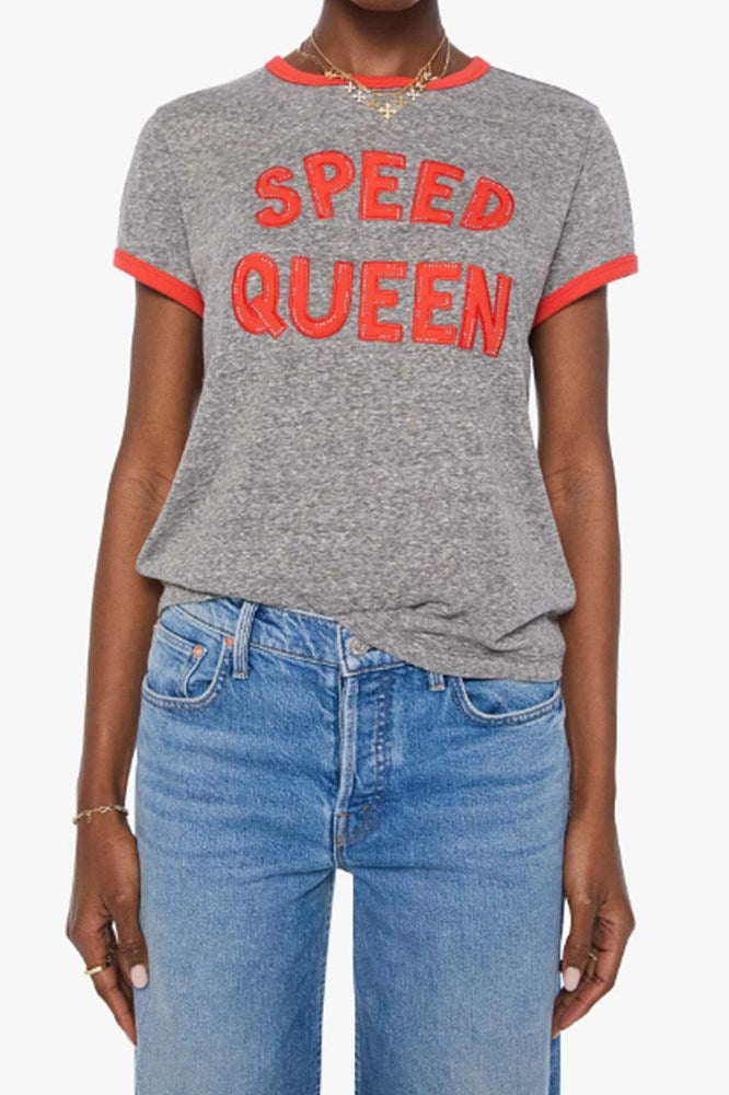 The Boxy Goodie Goodie Ringer Tee - Speed Queen - Mother