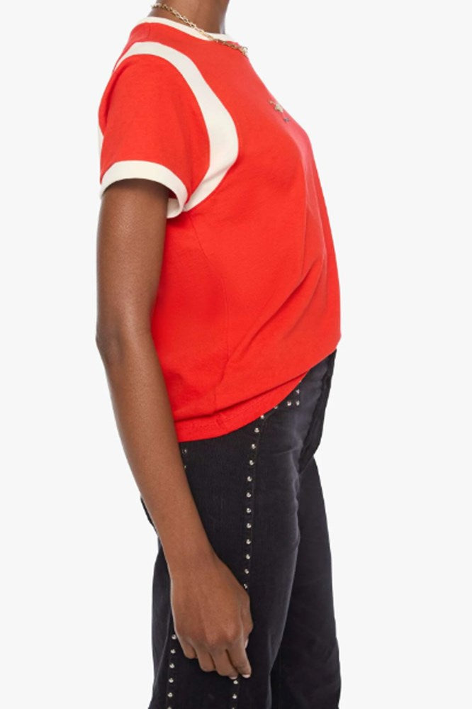 The Boxy Goodie Inset Tee - Mother